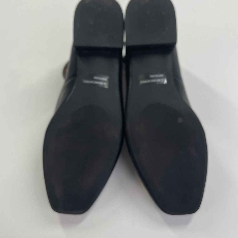 DV By Dolce‎ Vita Ballet Flats 7 Black Square Toe Ankle Buckle Flat Trevor - Picture 7 of 10